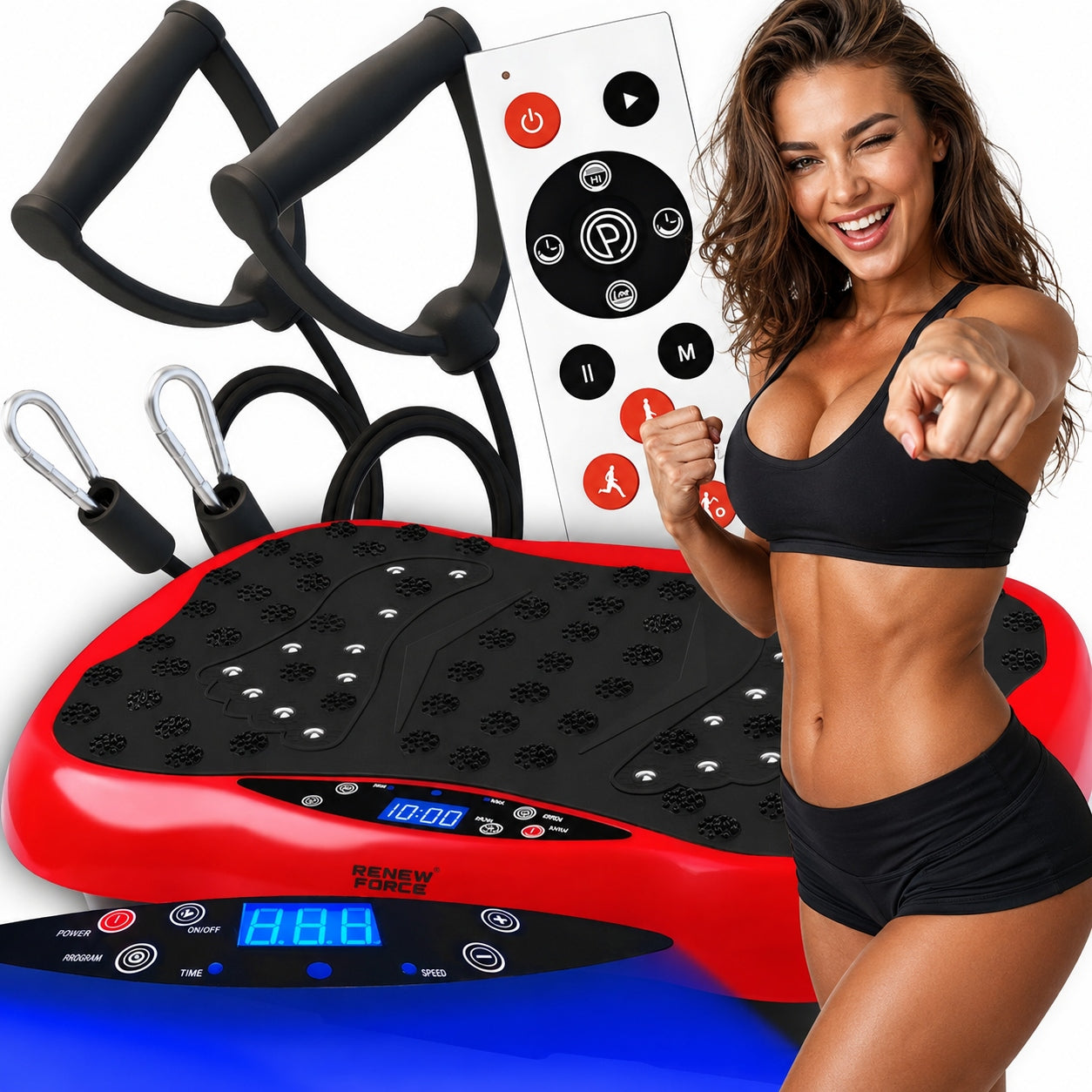 VIBRO SLIM VIBRATION PLATFORM MASSAGER FULL BODY WORKOUT EFFORTLESSLY