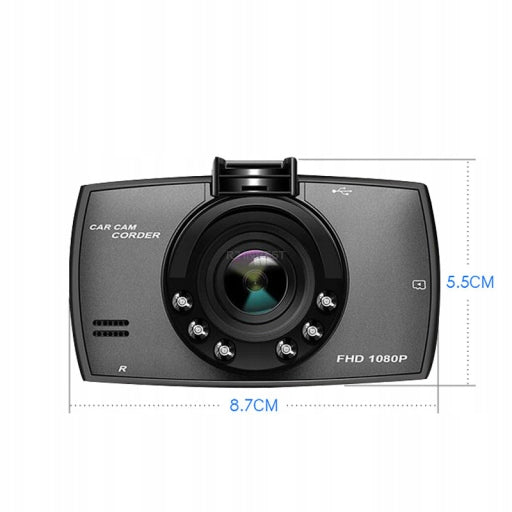 VIDEO DRIVING RECORDER CAMERA CAR CAMERA FULL HD 1080p LED Model Rejestrator samochodowy
