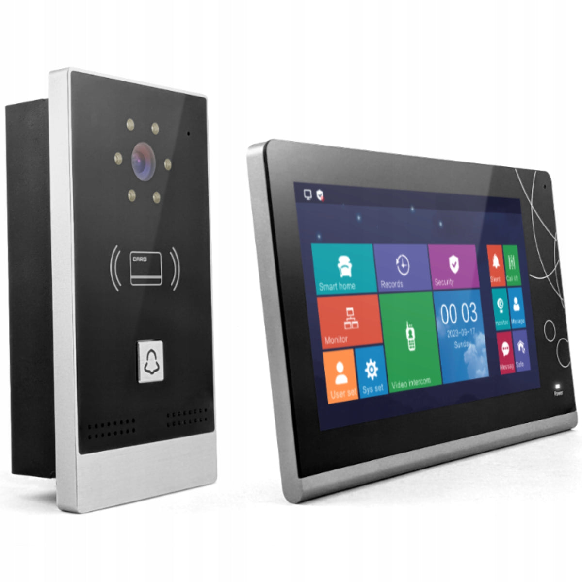 VIDEO INTERCOM WITH SCREEN CONTROL PANEL TUYA ETHERNET NFC APPLICATION FULL HD CAMERA EAN (GTIN) 5904890525573