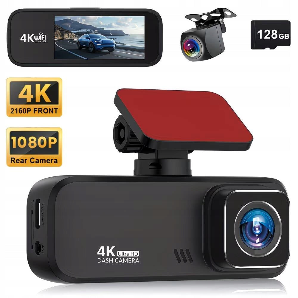VIDEO RECORDER DASH CAM + 4K GPS WiFi HDR RECORDER PRO REAR Model C800A