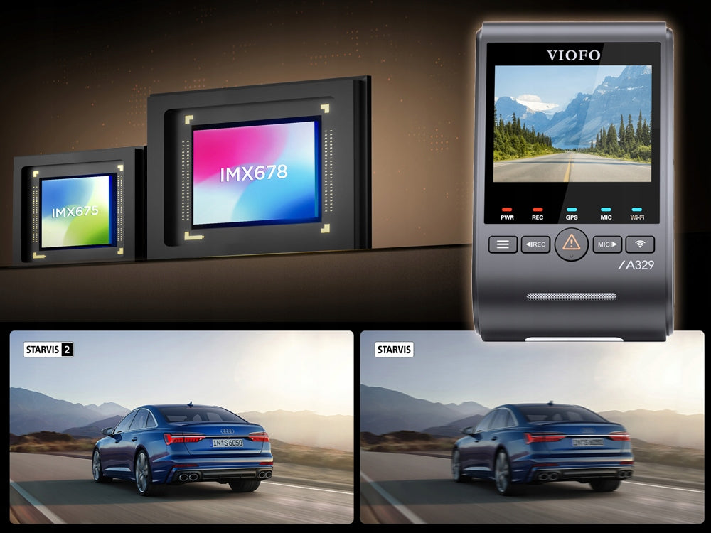 VIDEO RECORDER DASH CAM VIOFO A329S 2CH 4K HDR GPS WIFI Brand Viofo