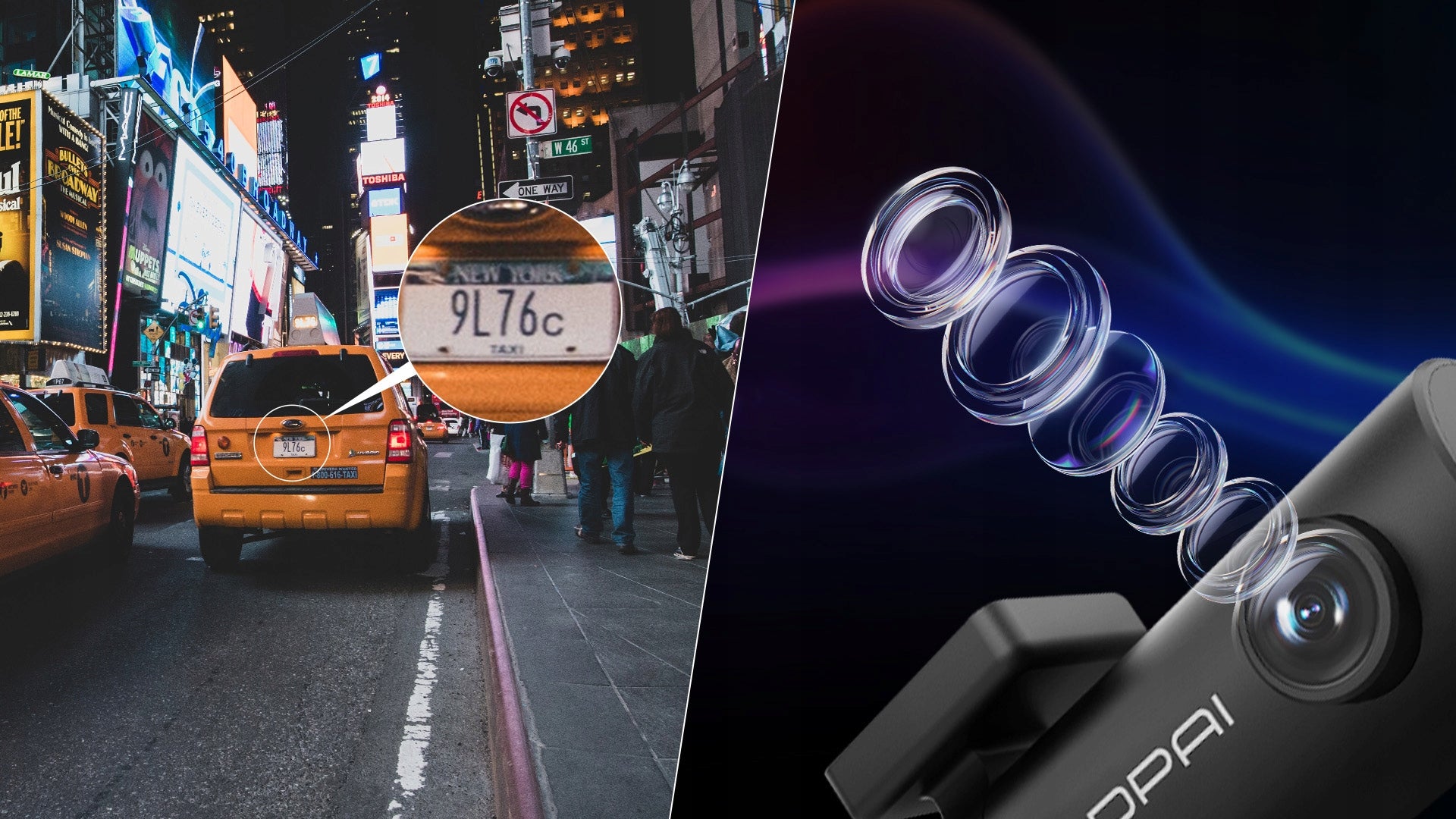 VIDEO RECORDER DDPAI CAR CAMERA MINI Pro 1296P 140° WiFi WITH APP Brand Ddpai