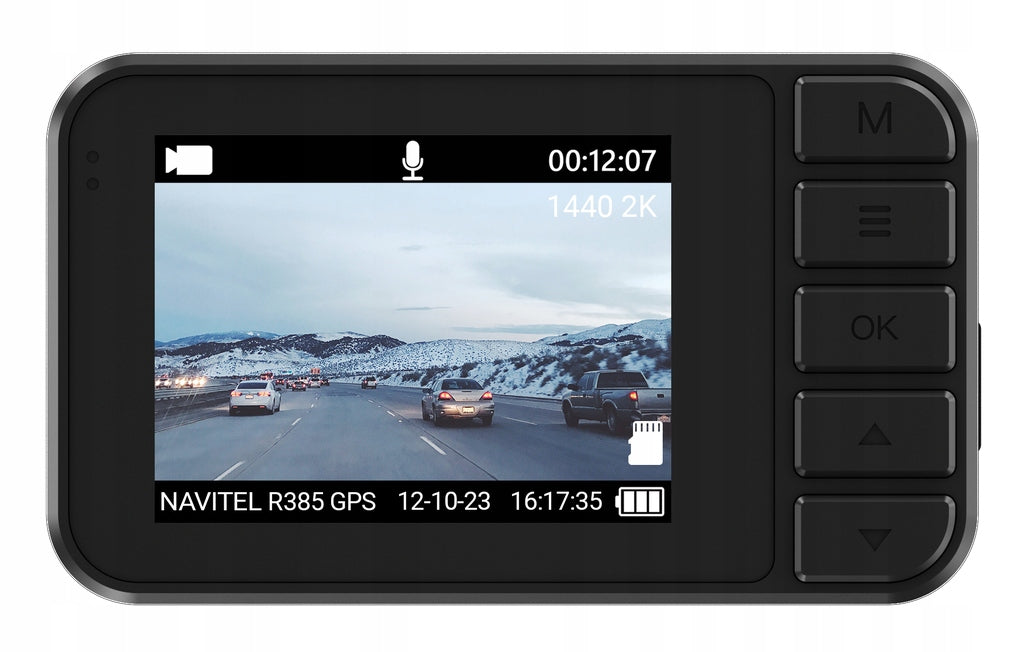 VIDEO RECORDER NAVITEL R385 GPS 2K, front camera + Freebie Model R385 GPS