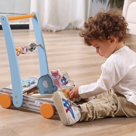 VIGA WALKER WOODEN ANIMALS FOR CHILDREN FIRST STEPS Brand Viga