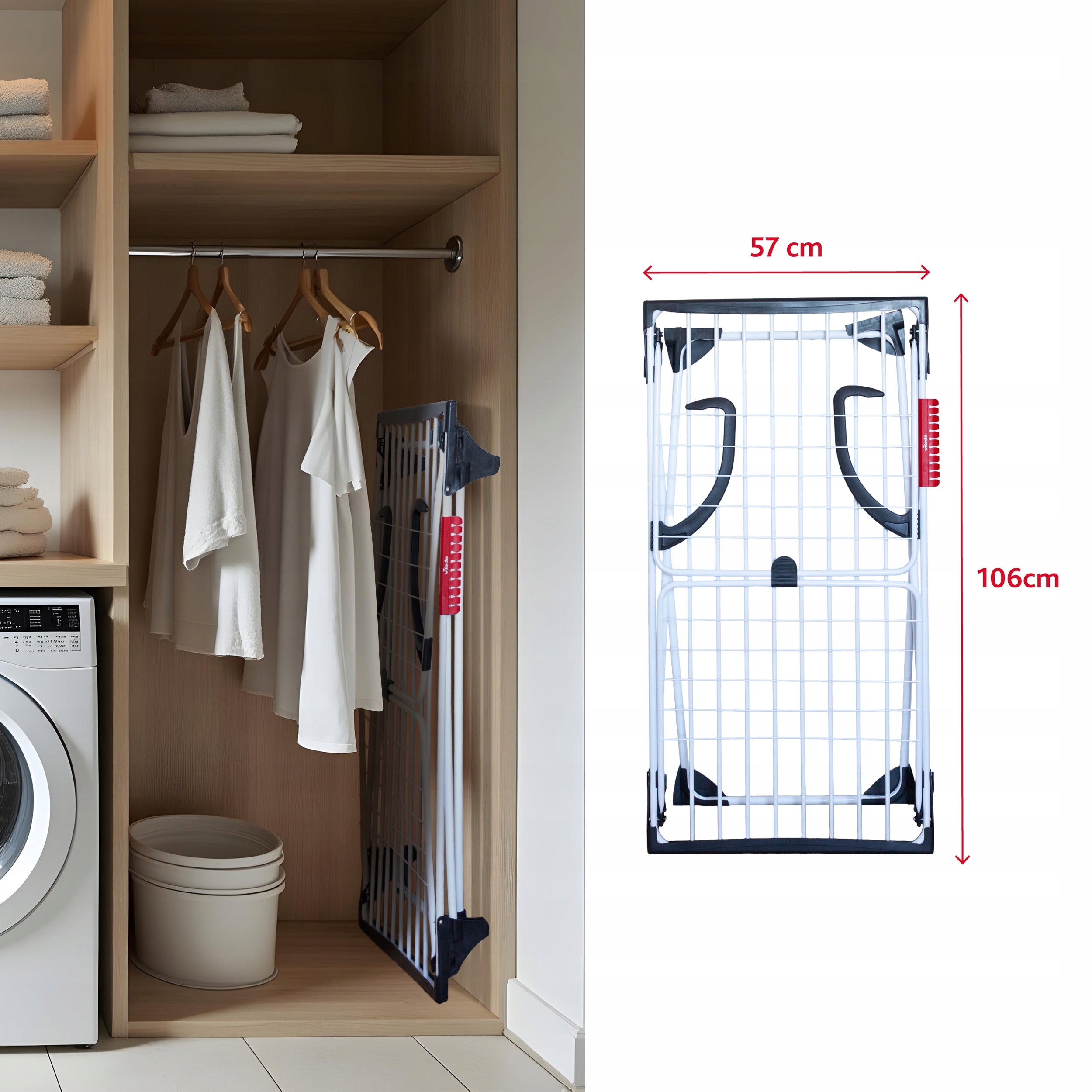 VILEDA PREMIUM 2IN1 FREESTANDING FOLDING DRYER FOR TERRACE GARDEN Manufacturer code 157332