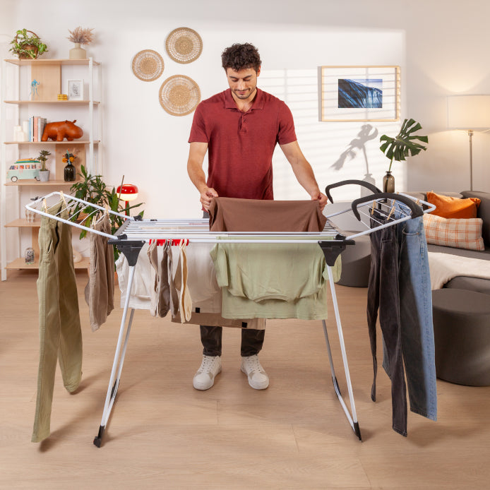 VILEDA PREMIUM 2IN1 FREESTANDING FOLDING DRYER FOR TERRACE GARDEN Weight 3 kg