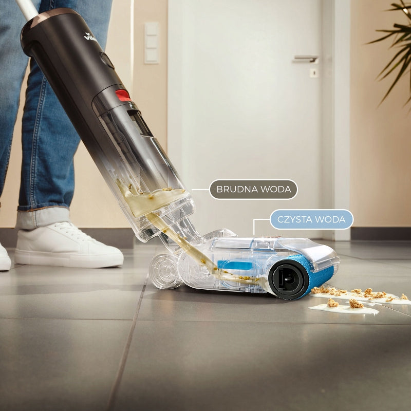 VILEDA PURECLEAN S5 PLUS CORDLESS SELF-CLEANING VACUUM CLEANER 180M2 Manufacturer code Odkurzacz Vileda Pure Clean S5 Plus Zamiata