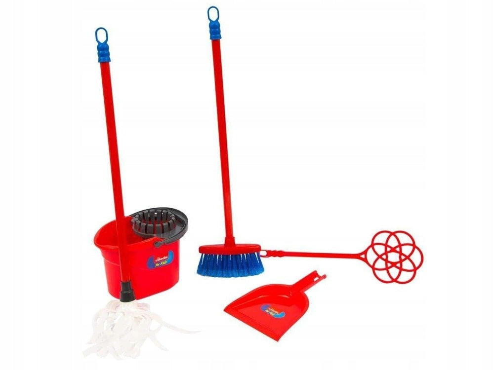 VILEDA SUPERMOCIO CLEANING KIT FOR CHILDREN 6 ELEMENTS MOP TROLLEY Packaging status original