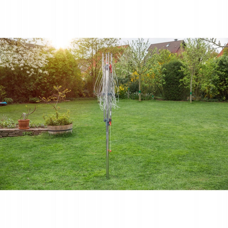 VILEDA Sunshine Premium Garden Dryer 40m Rotating Adjustable External Unfolded width 220 cm