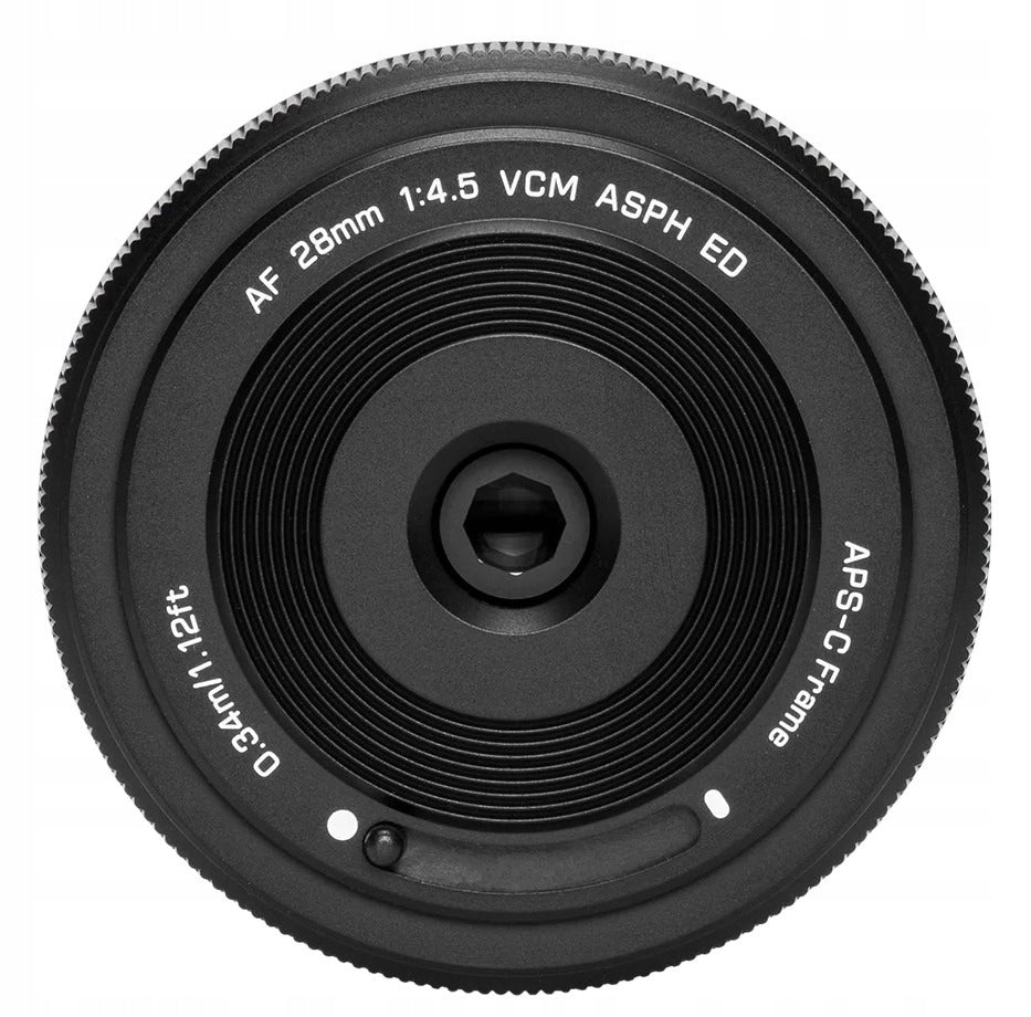 VILTROX AF 28mm f/4.5 Lens for Fuji FX Manufacturer code AF 28 4.5 XF