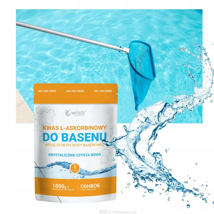 VITAMIN C L-ASCORBIC acid for swimming pool and jacuzzi 1kg CLEAN WATER POOL Manufacturer code 5903351712538