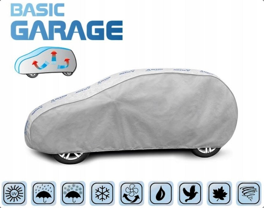 VOLKSWAGEN POLO IV (2002-2008) TARPAULIN PROTECTIVE COVER FOR CAR Manufacturer's catalog number BASIC_M2_VW_POLO_IV