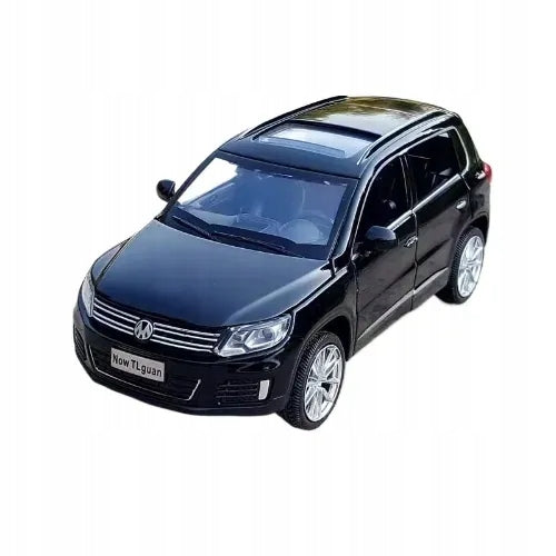 VOLKSWAGEN TIGUAN L METAL CAR MODEL 1:32 SOUND LIGHT BLACK Brand Pan i Pani Gadżet