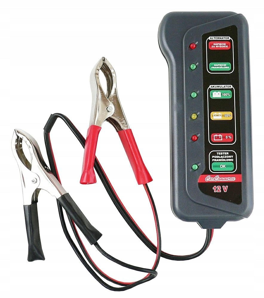 VOLTAGE BATTERY TESTER VOLTMETER 12V 42845