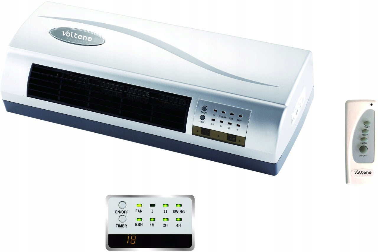 VOLTENO AIR CURTAIN 2000W + REMOTE CONTROL