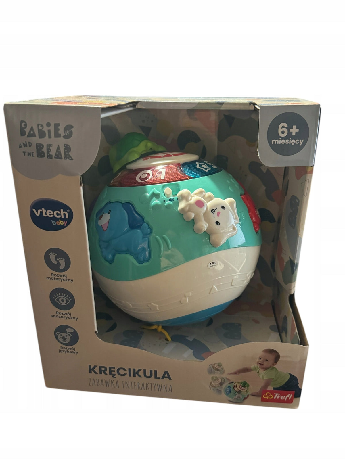 VTECH 61958 Spinning – interactive crawling toy for children 6+