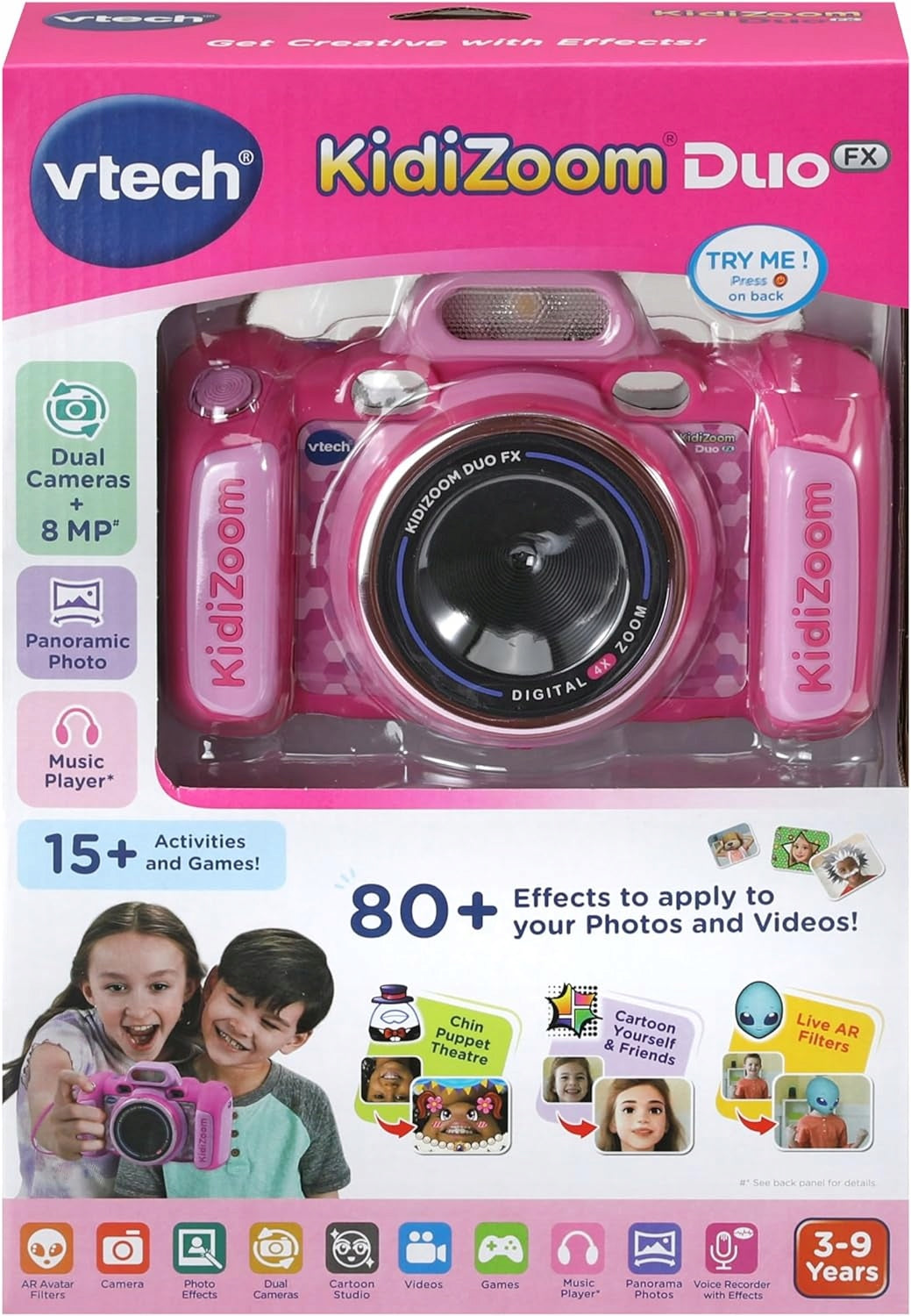 VTECH KidiZoom Duo FX Pink Camera (English Version)