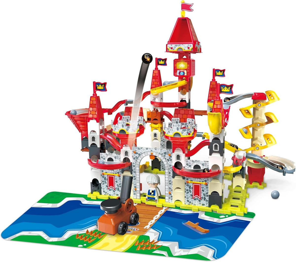 VTECH Marble Rush Adventures Castle Set / Dragon Castle Ball Track 182 el. Packaging status original