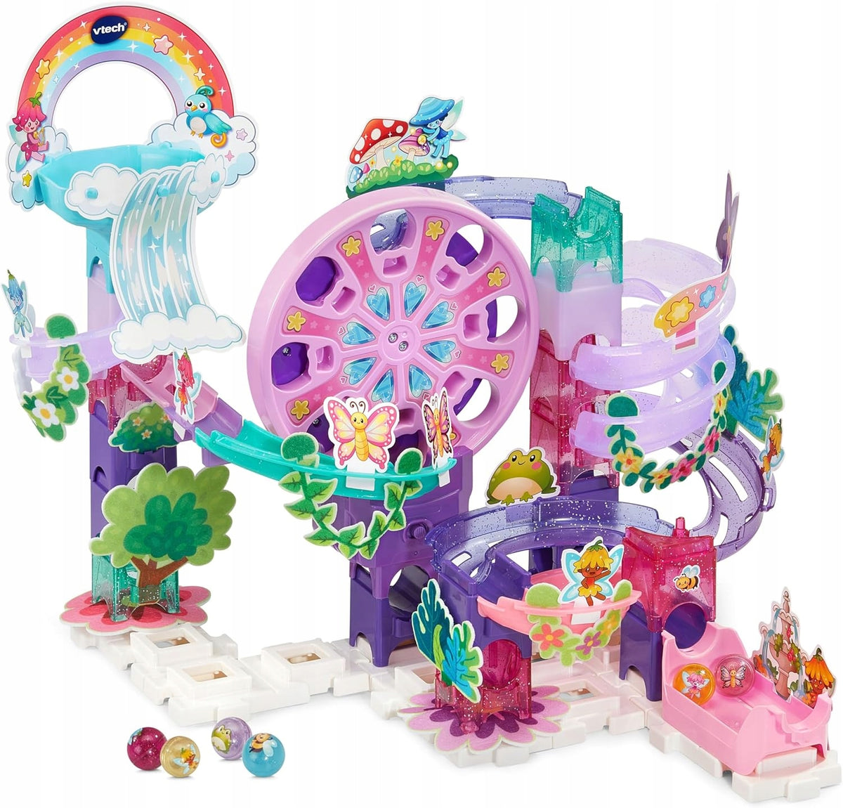 VTECH Marble Rush Fairy Garden Set / Petal Power Ball Track 96 el. Brand Marble Rush
