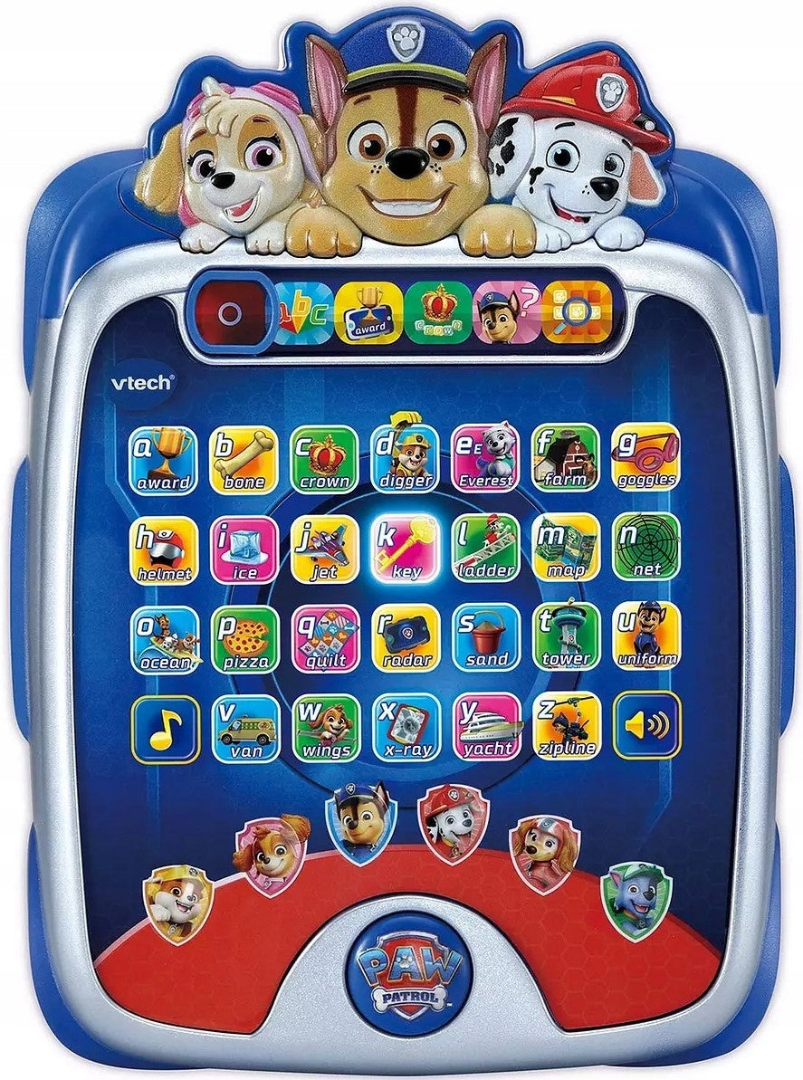 VTECH Paw Patrol Illuminated Puppy Tablet Mission Learning Toy Manufacturer code 80-582400