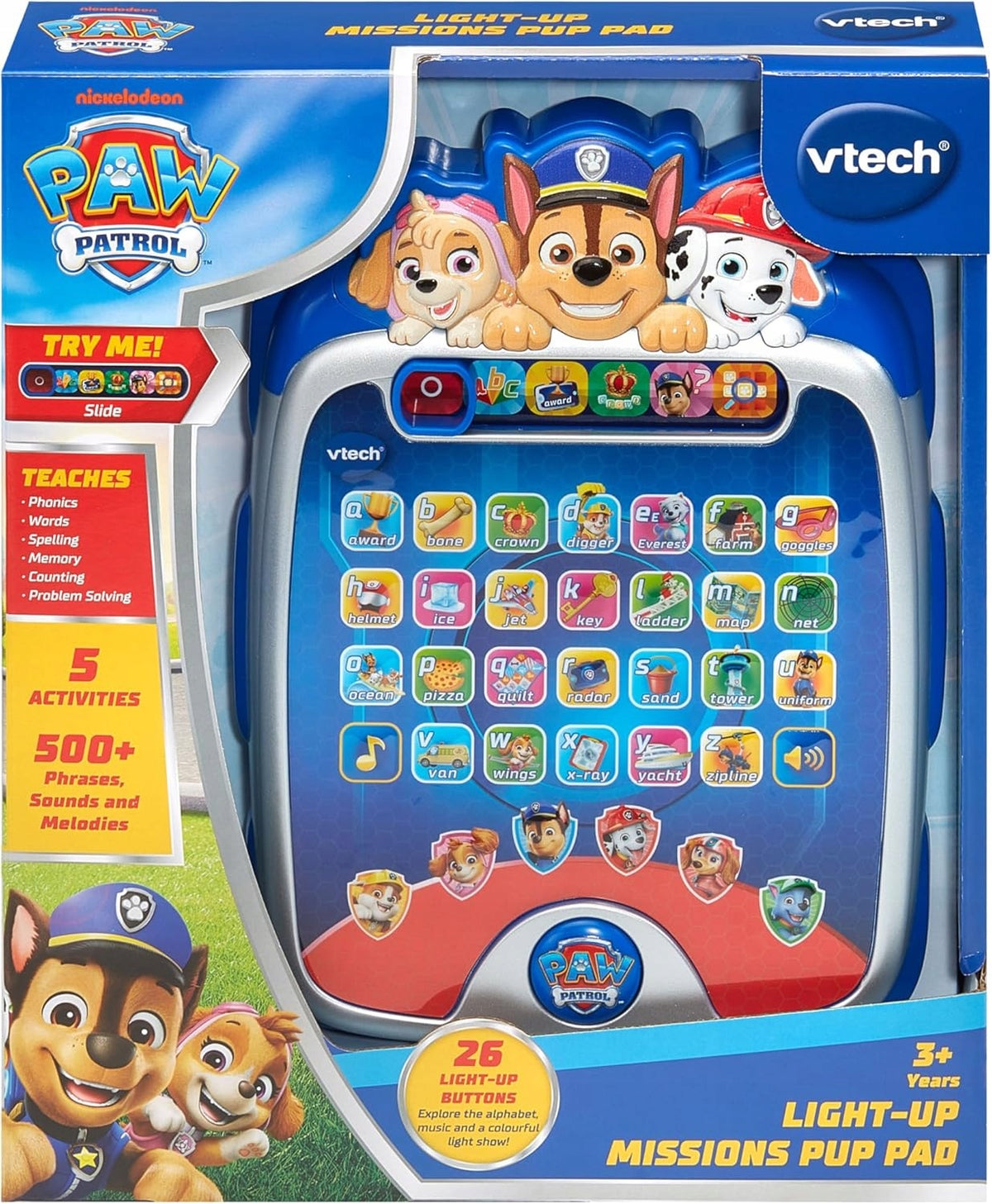 VTECH Paw Patrol Illuminated Puppy Tablet Mission Learning Toy