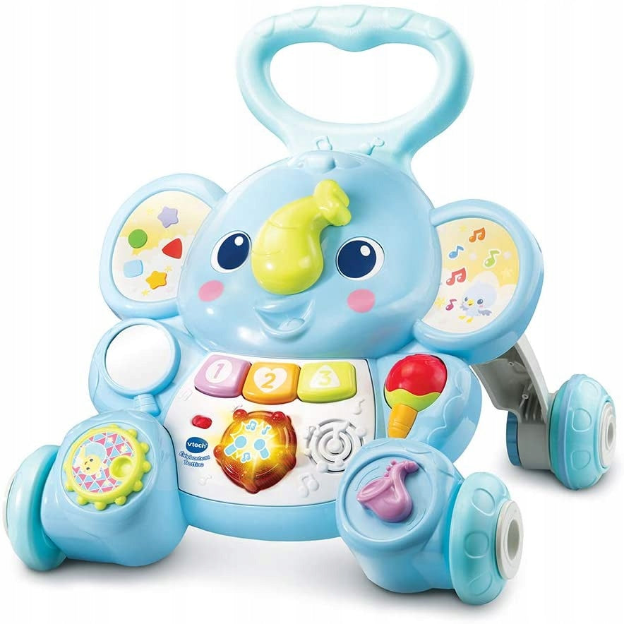 VTech Baby Elephant Interactive Pusher for Learning to Walk Music 9m+