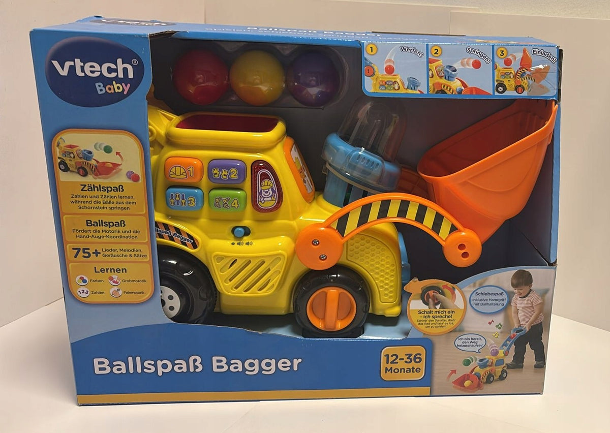 VTech Baby Excavator with Balls Interactive 12-36 months German Brand VTech