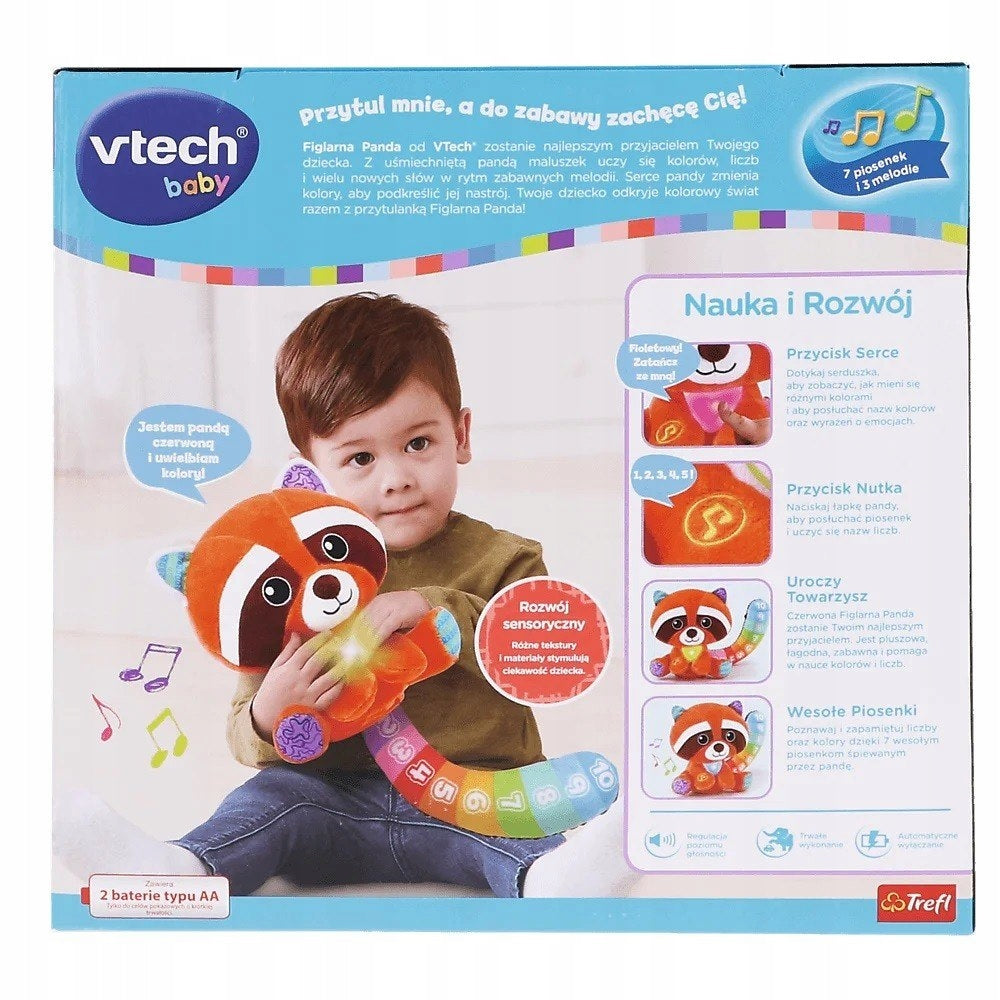 VTech Playful panda interactive learning colors counting songs motor skills Kind interactive stuffed toys