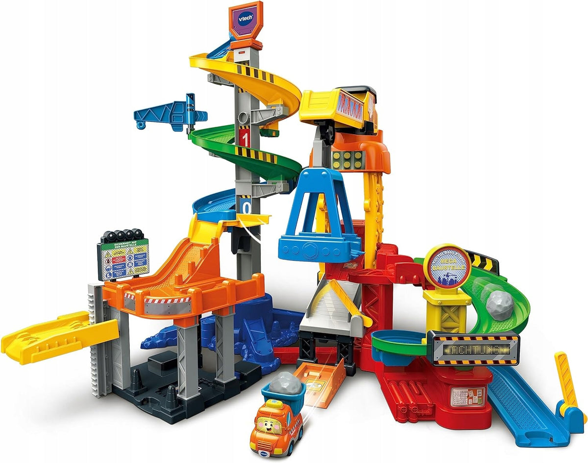 VTech Tut Tut Mega construction site VTECH TRACK LARGE SET Baby Flitzer Manufacturer code B0BXPXMLSS