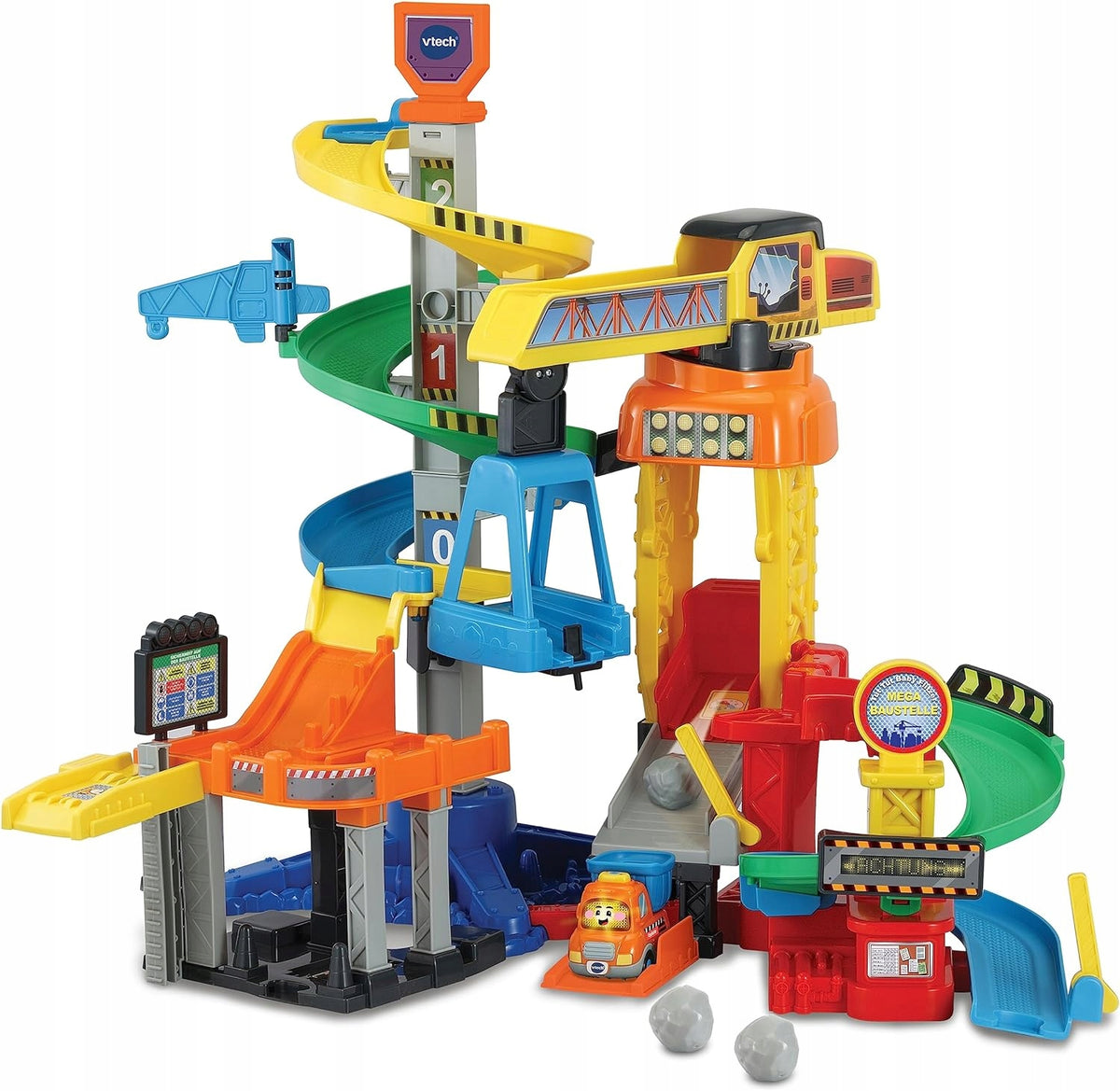 VTech Tut Tut Mega construction site VTECH TRACK LARGE SET Baby Flitzer