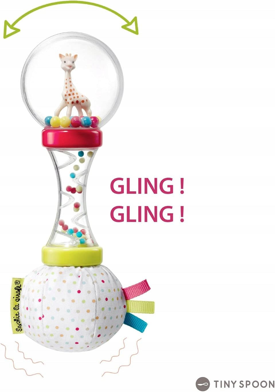 VULLI SOPHIE LA GIRAFE RATTLE MARACAS FOR BABIES 3M+ Manufacturer code 010168