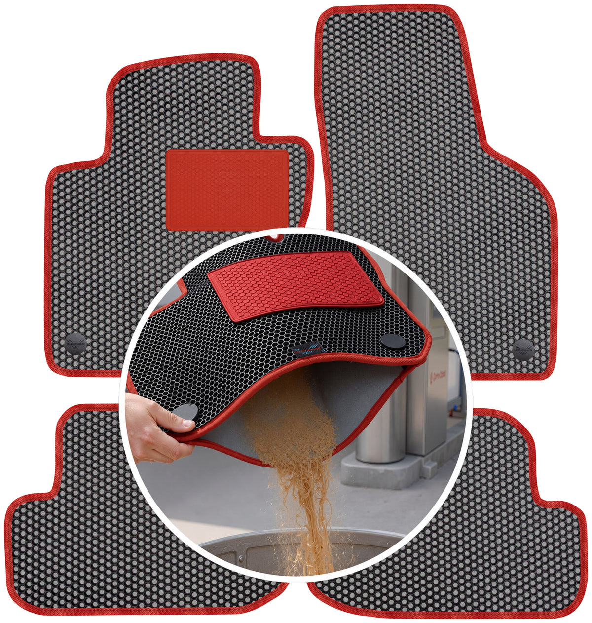 VW Beetle 2012-2019 EVA SMART POCKET Rugs Packaging status original