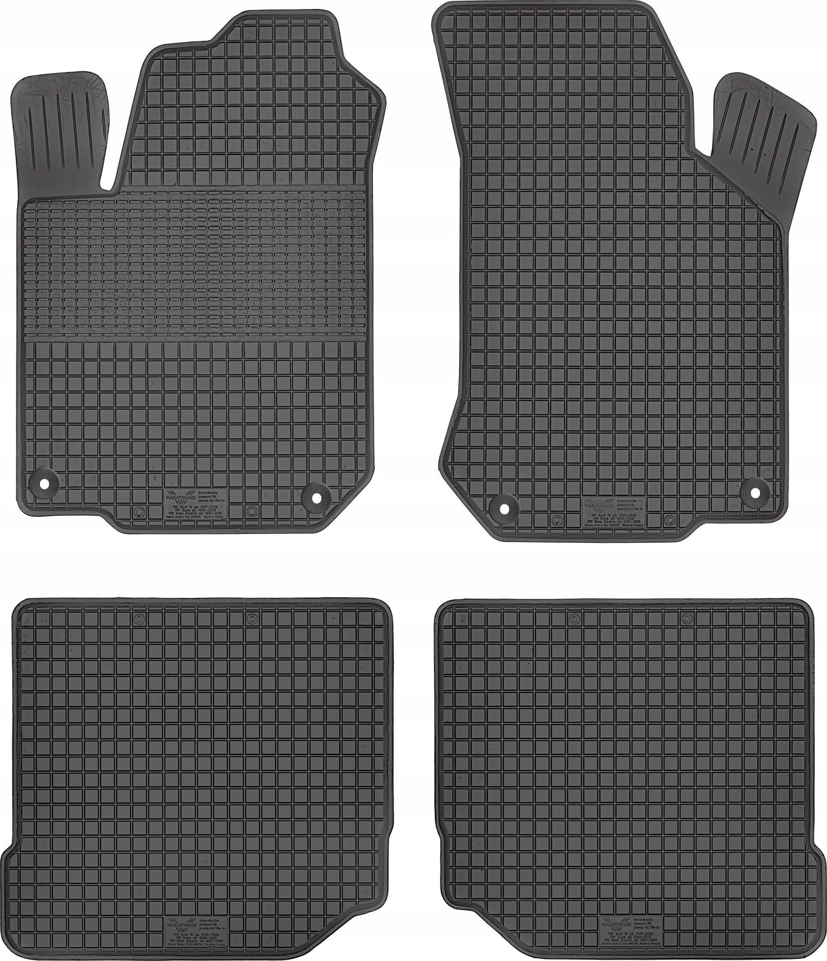 VW Bora 1998-2005 VW Golf IV 1997-2006 VW New Beetle 97-10 Rugs