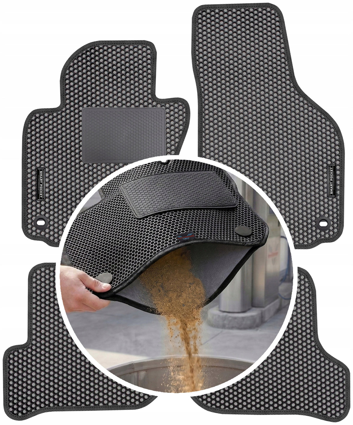 VW Golf V 2003-2009 EVA SMART POCKET Rugs