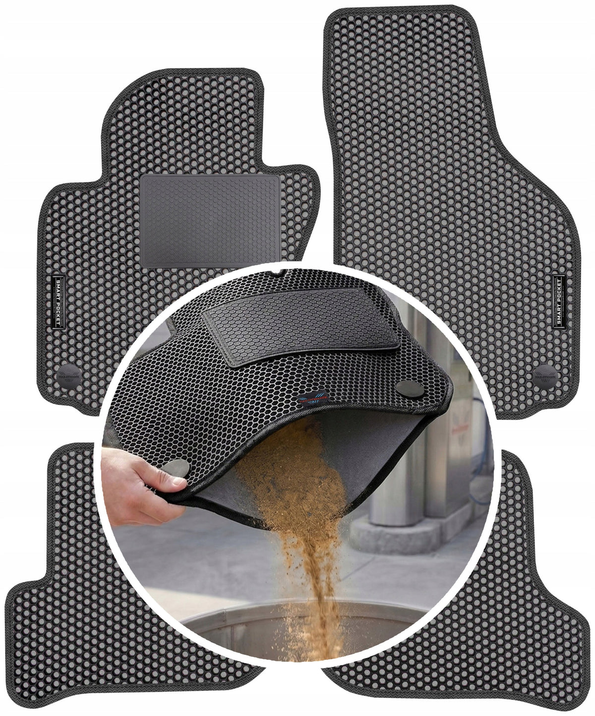 VW Golf VI 2008-2013 EVA SMART POCKET Rugs