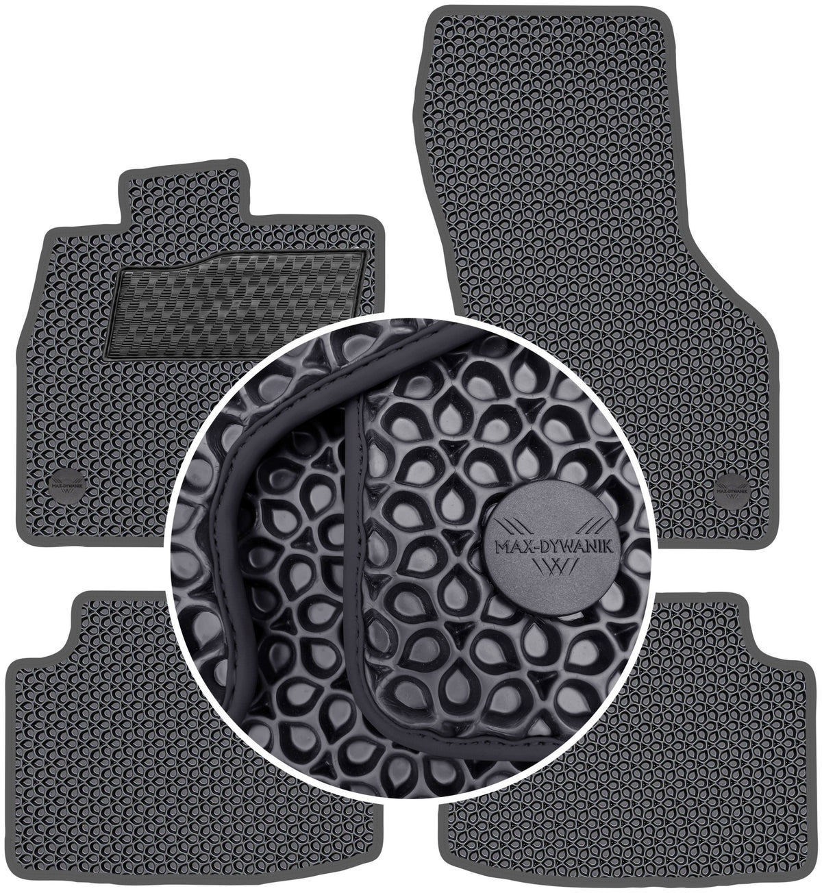 VW Passat B8 2014- EVA Rugs MAX-DYWANIK