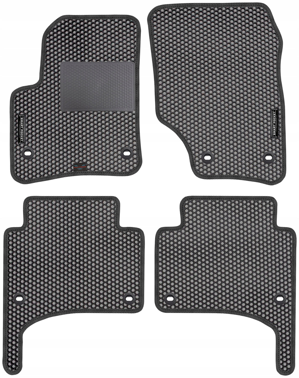 VW Touareg I 2002-2010 EVA SMART POCKET Rugs Packaging status original