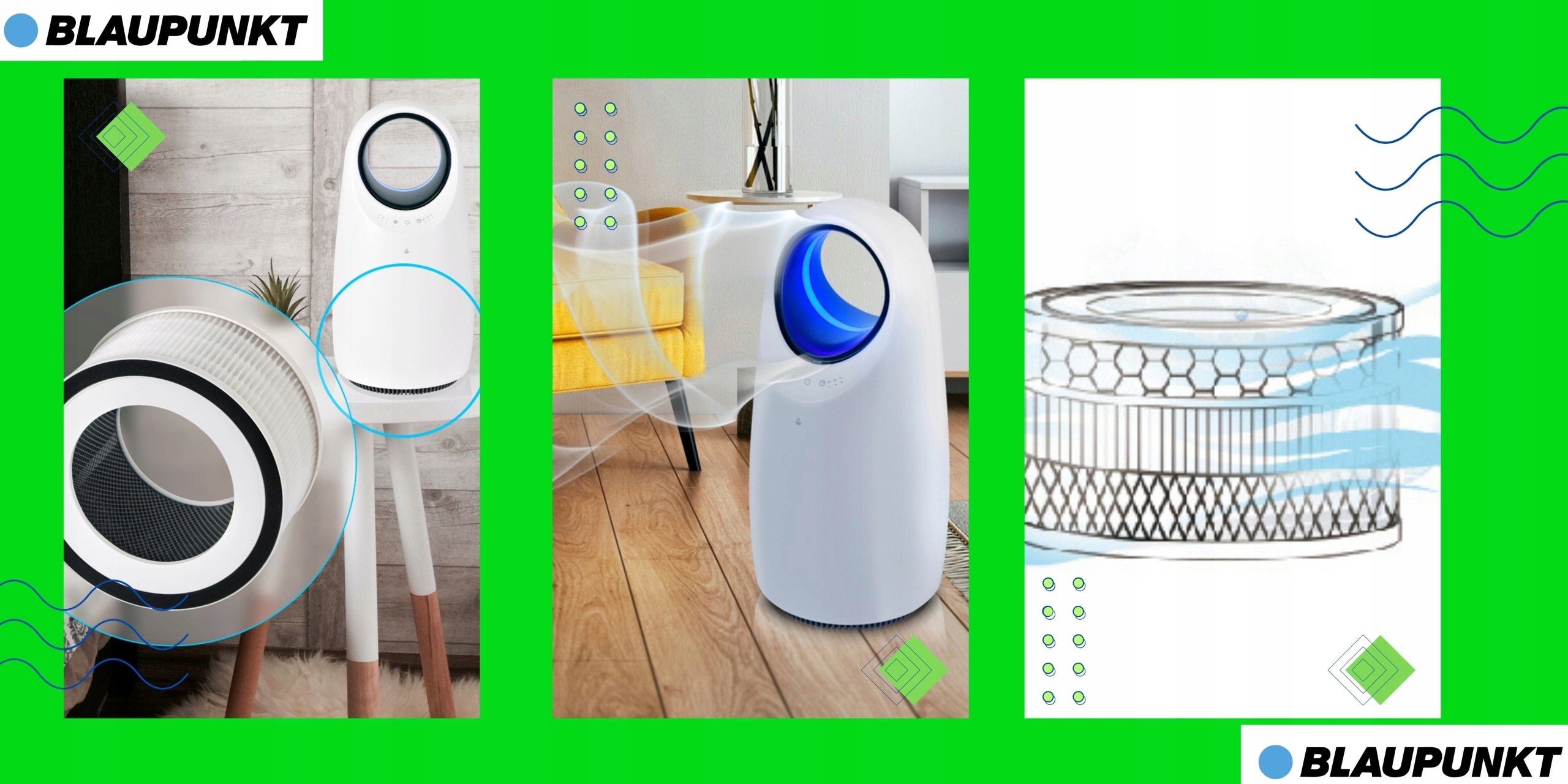 Vaco purifier HEPA filter, carbon, WiFi Manufacturer code BAP-HA-P0809-N29W