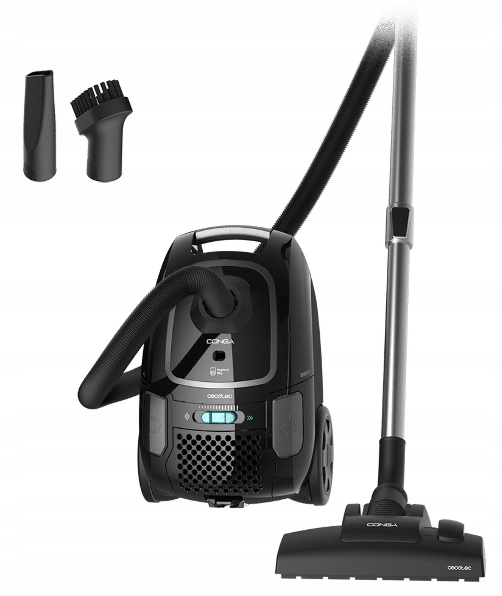 Vacuum Cleaner 4L Conga Powerbag 4000 XL Cecotec 890W Black