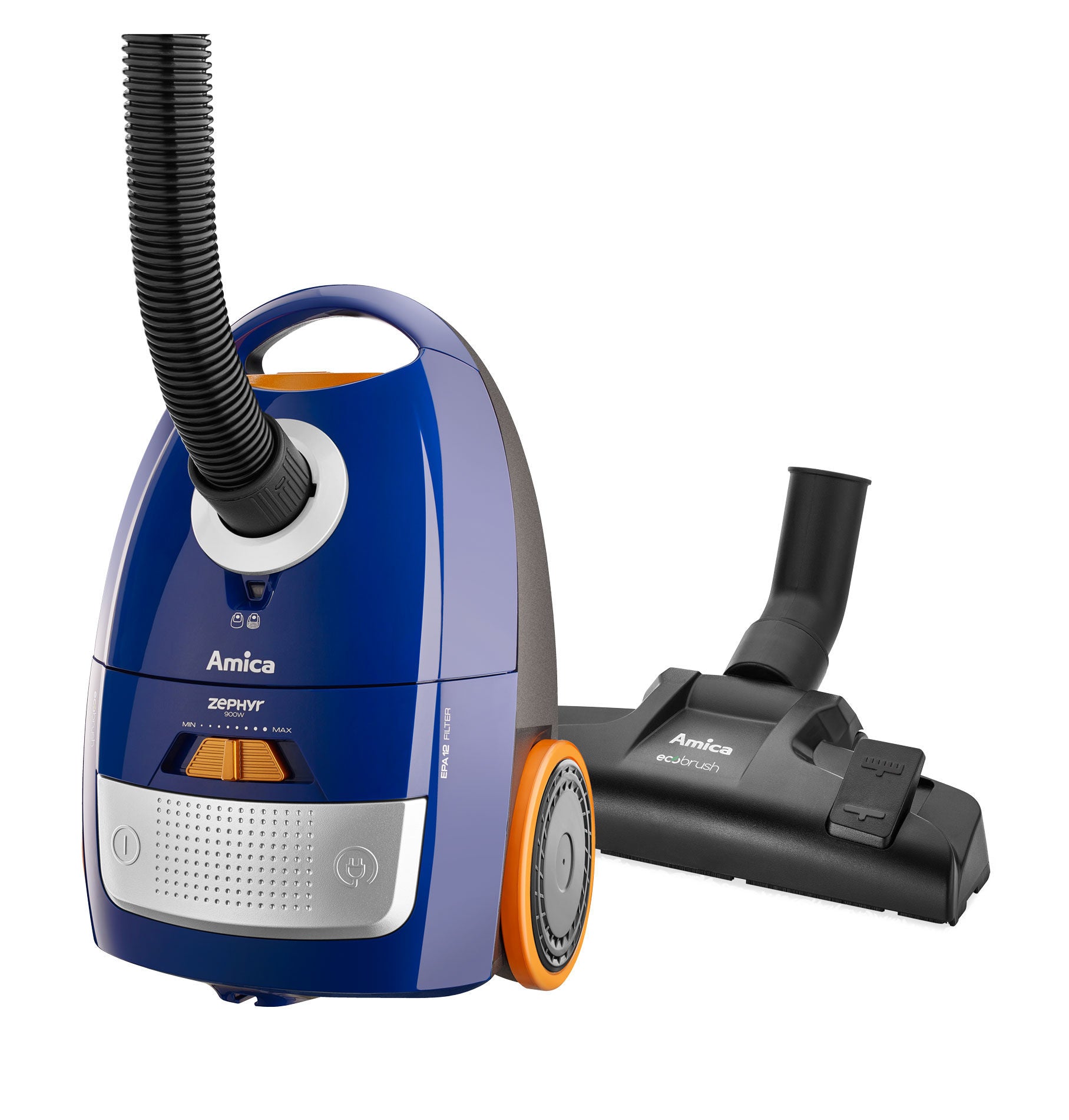 Vacuum Cleaner Amica VM1061 BAG BLUE ACCESSORIES Power rating 900 W