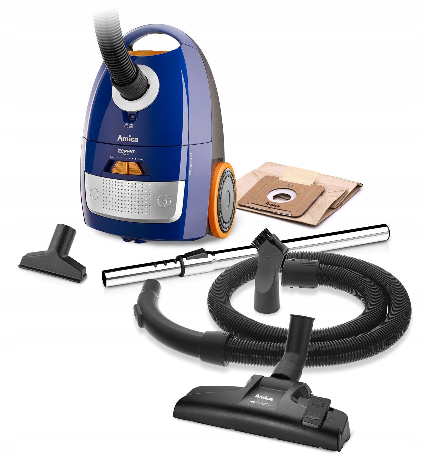 Vacuum Cleaner Amica VM1061 BAG BLUE ACCESSORIES