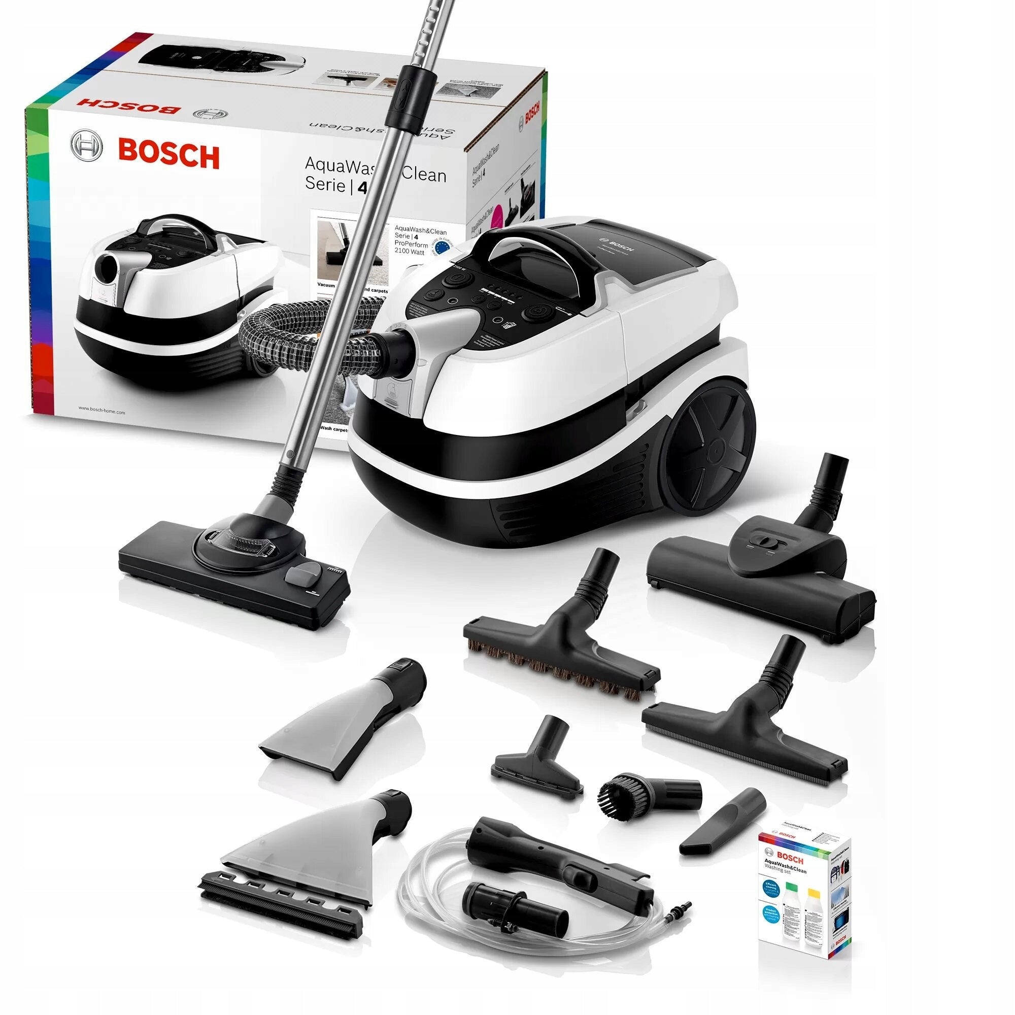 Vacuum Cleaner Bosch AquaWash Clean powerful 2100W Turbobrush BRUSH SET