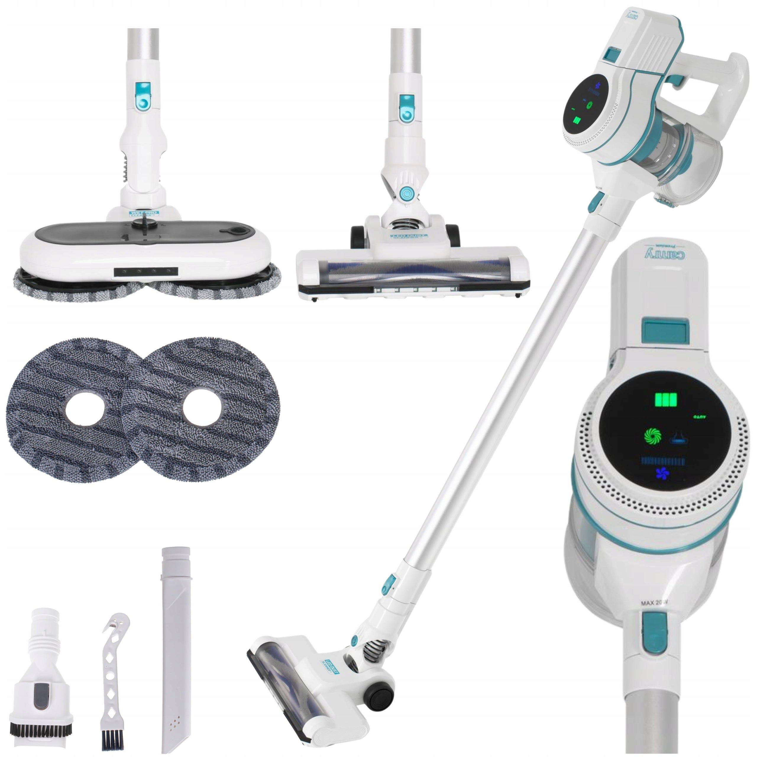 Vacuum Cleaner Cordless Mop Vacuum Cleaner Vertical Mopping Function 2in1 Washing