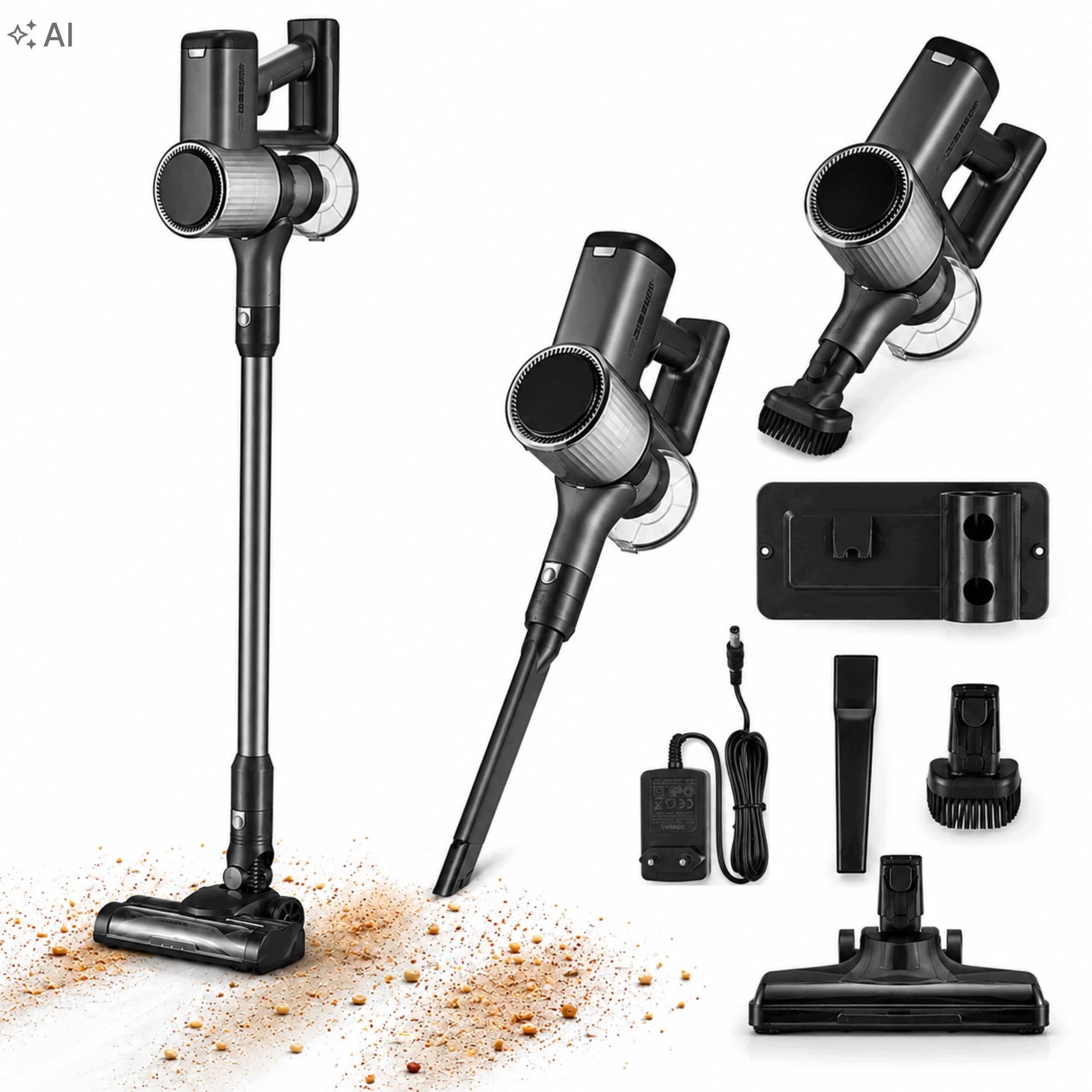 Vacuum Cleaner Cordless Vertical 2in1 150W 10kPa Cordless + Holder