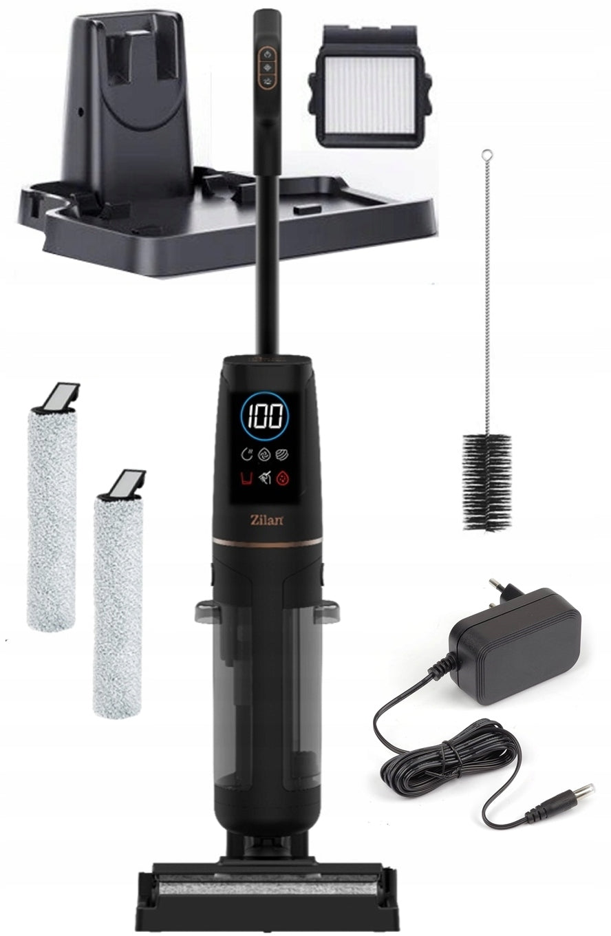 Vacuum Cleaner Cordless Vertical Washing Powerful Wet Mop 3in1 200W 16500Pa Dust container volume 0.52 l