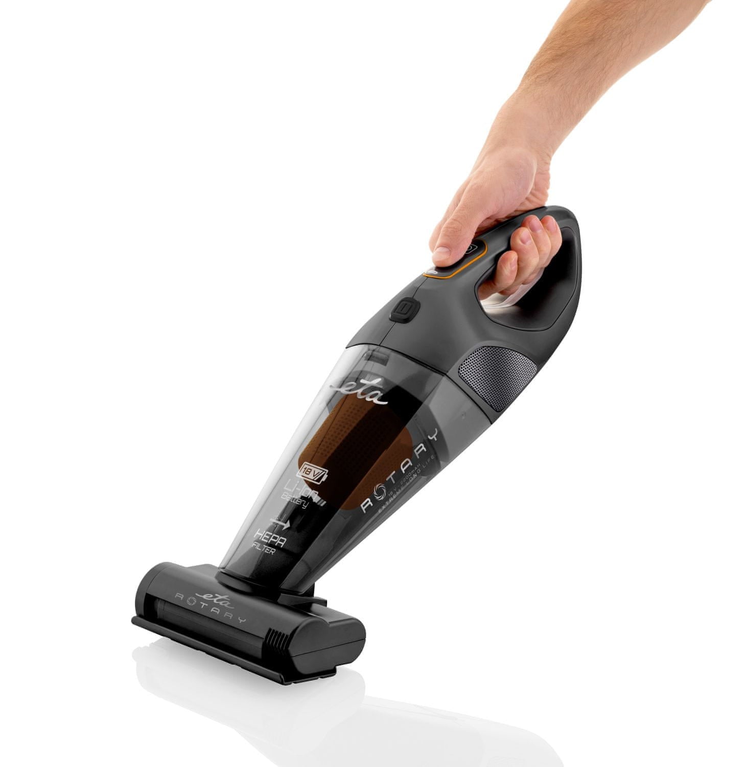 Vacuum Cleaner ETA Rotary 2425 90000 +Handheld Bagless HEPA Manufacturer code ETA242590000