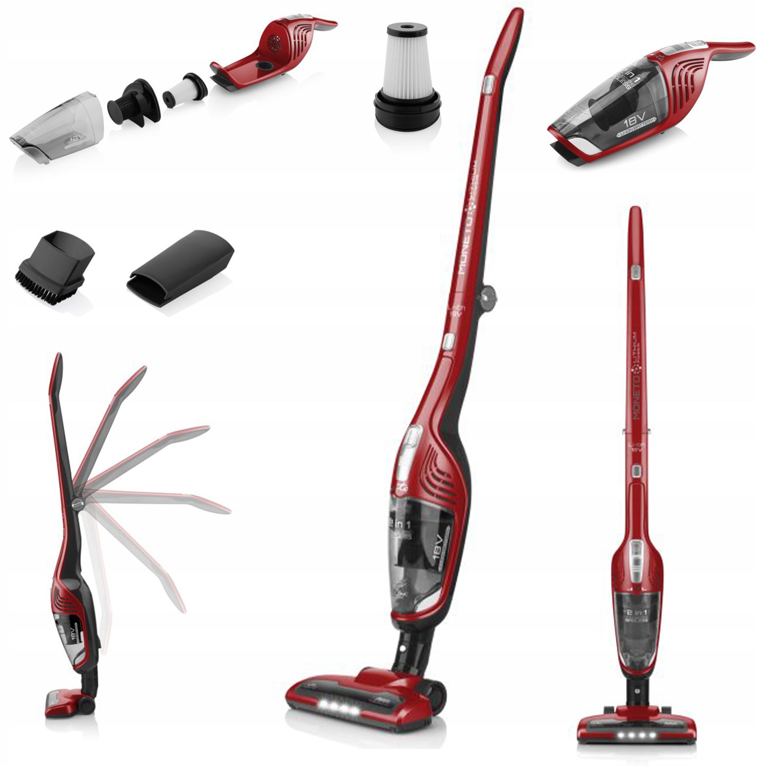 Vacuum Cleaner Vertical Wireless Handheld Bagless Aku Turbo Brush ETA