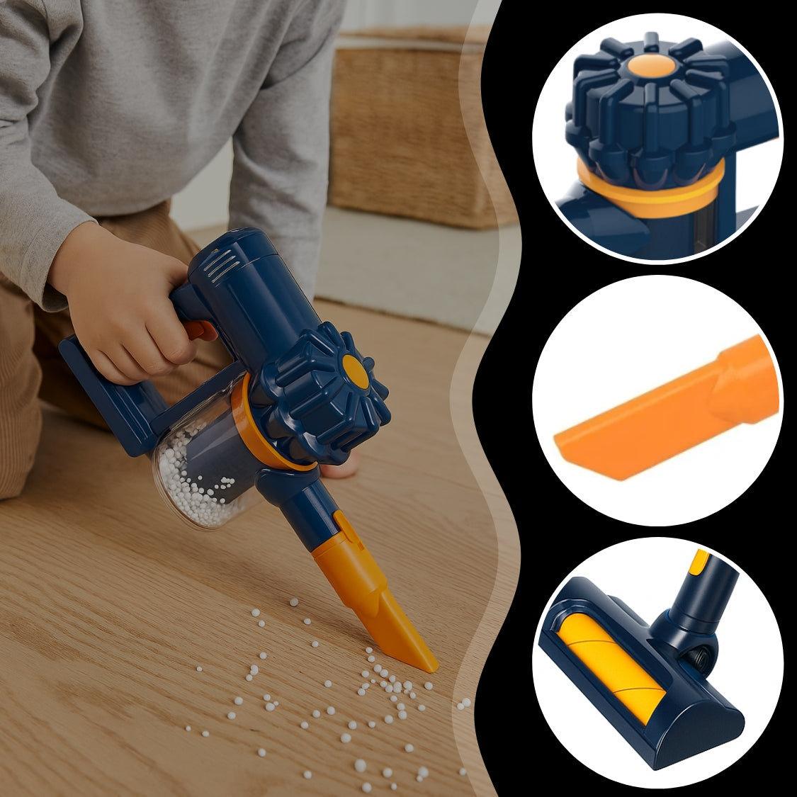Vacuum Cleaner Vertical Wireless Suction Function Vertical Sound for Kids Brand no brand