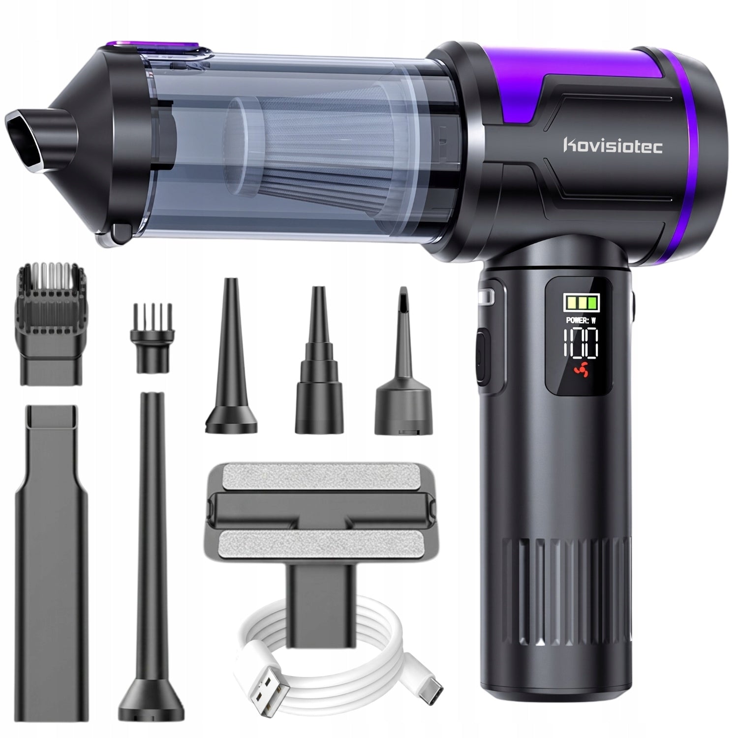 Vacuum Cleaner Wireless Car Handheld Cordless 19000Pa With Blower