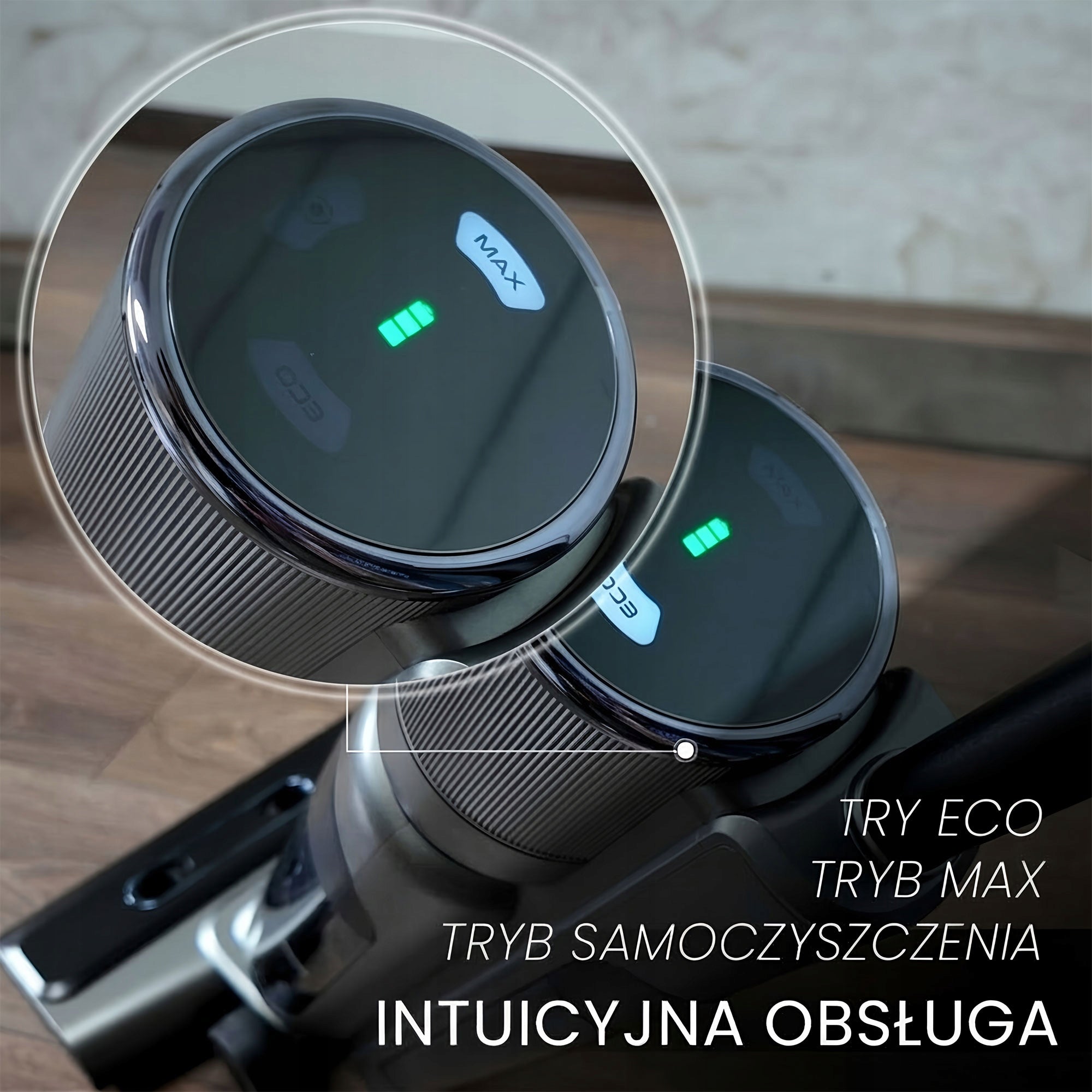 Vacuum Cleaner Wireless Vertical Bagless Washing Air Essence Monsun Drive Dust container volume 0.75 l